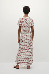 Boda Midi Dress Hazy Rose Deep Red - Final Sale