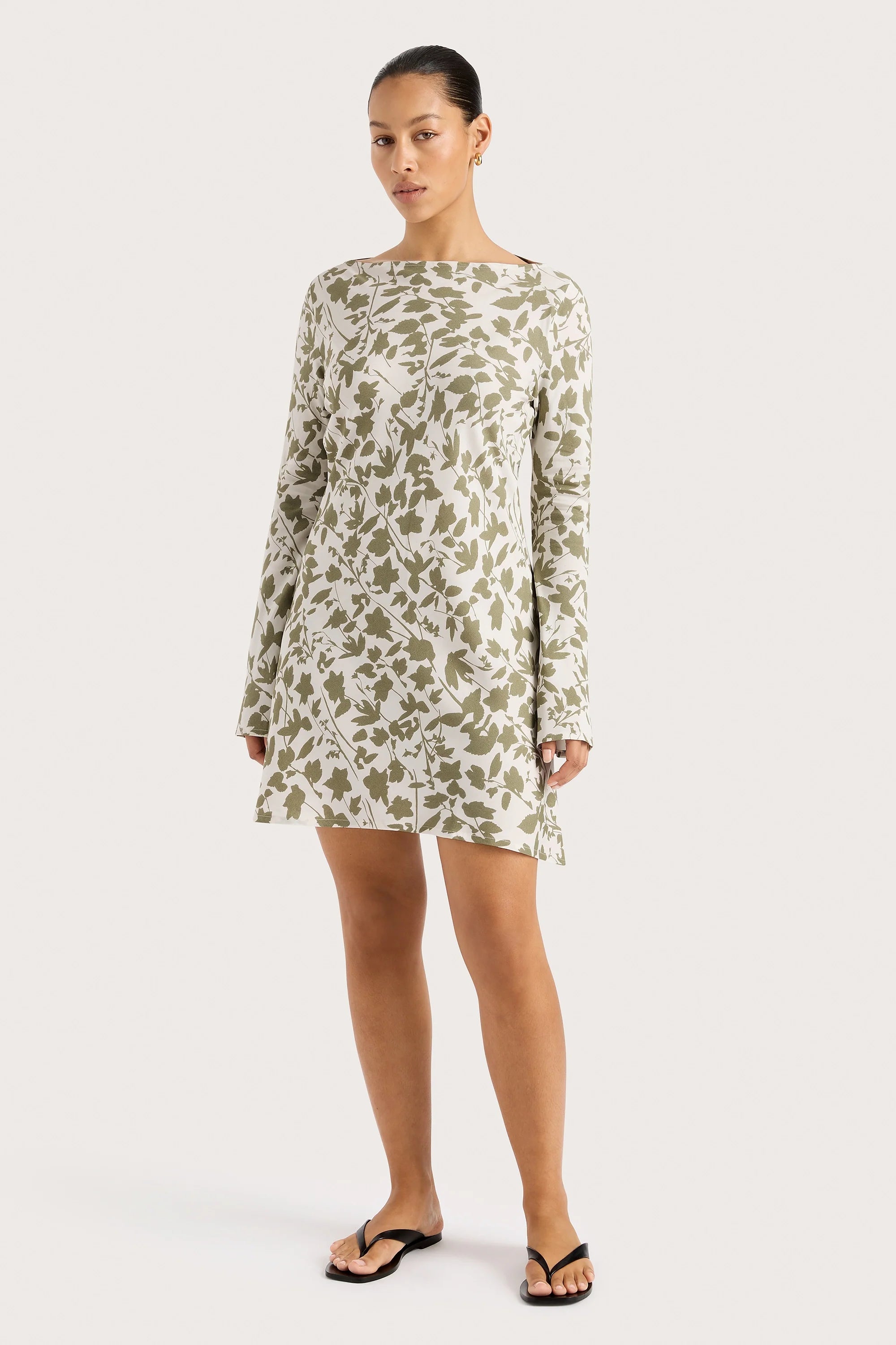 Lilou Mini Dress Poplar Sage - Final Sale