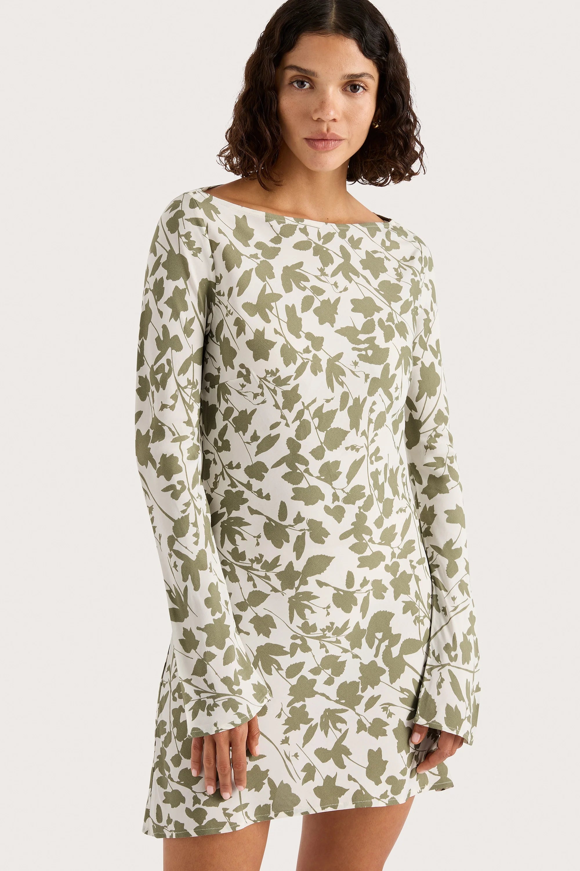 Lilou Mini Dress Poplar Sage - Final Sale