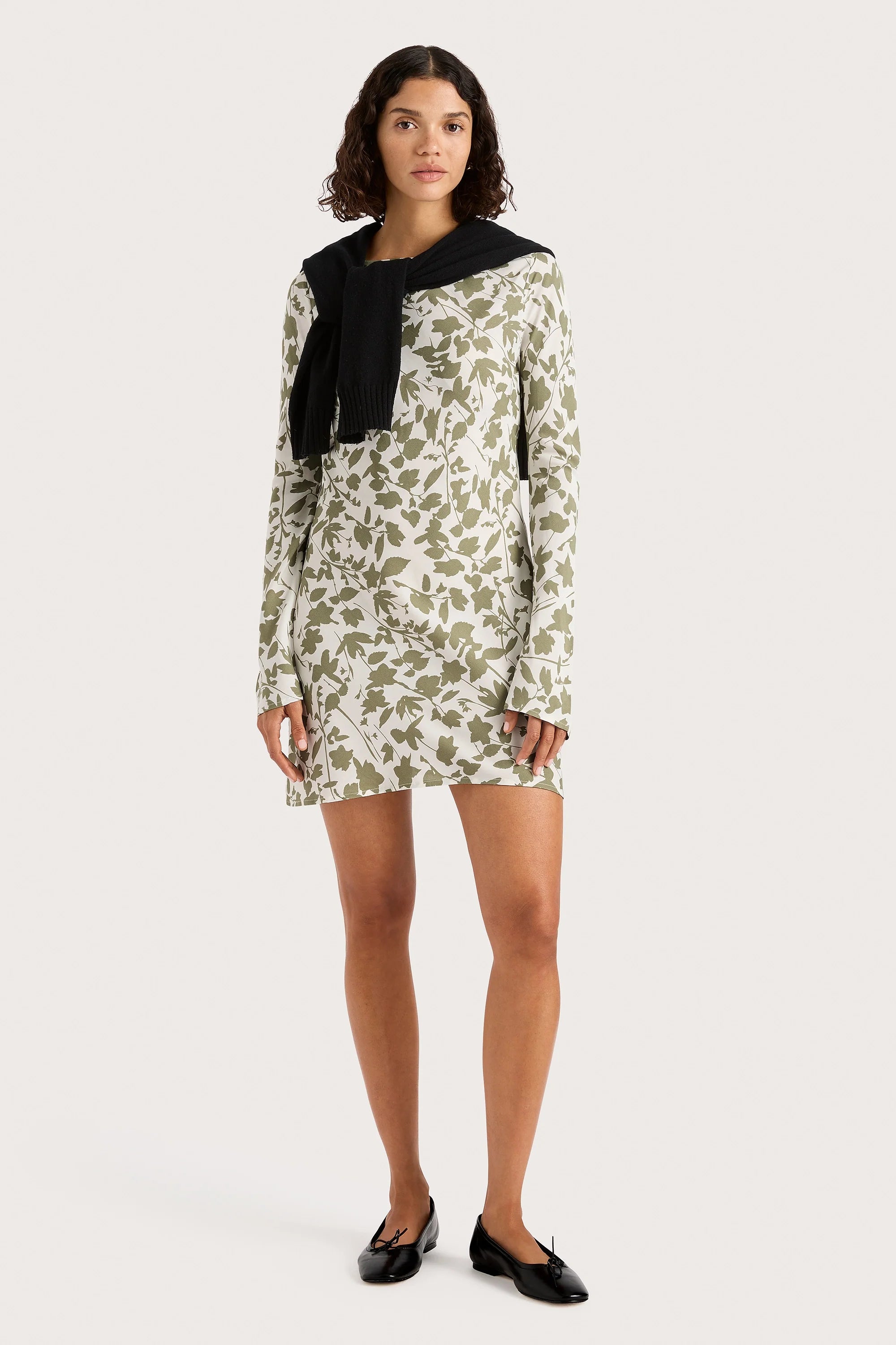 Lilou Mini Dress Poplar Sage - Final Sale