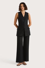 Eloise Vest Black - Final Sale