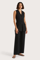 Eloise Vest Black - Final Sale