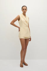 Florine Mini Shorts Butter - Final Sale