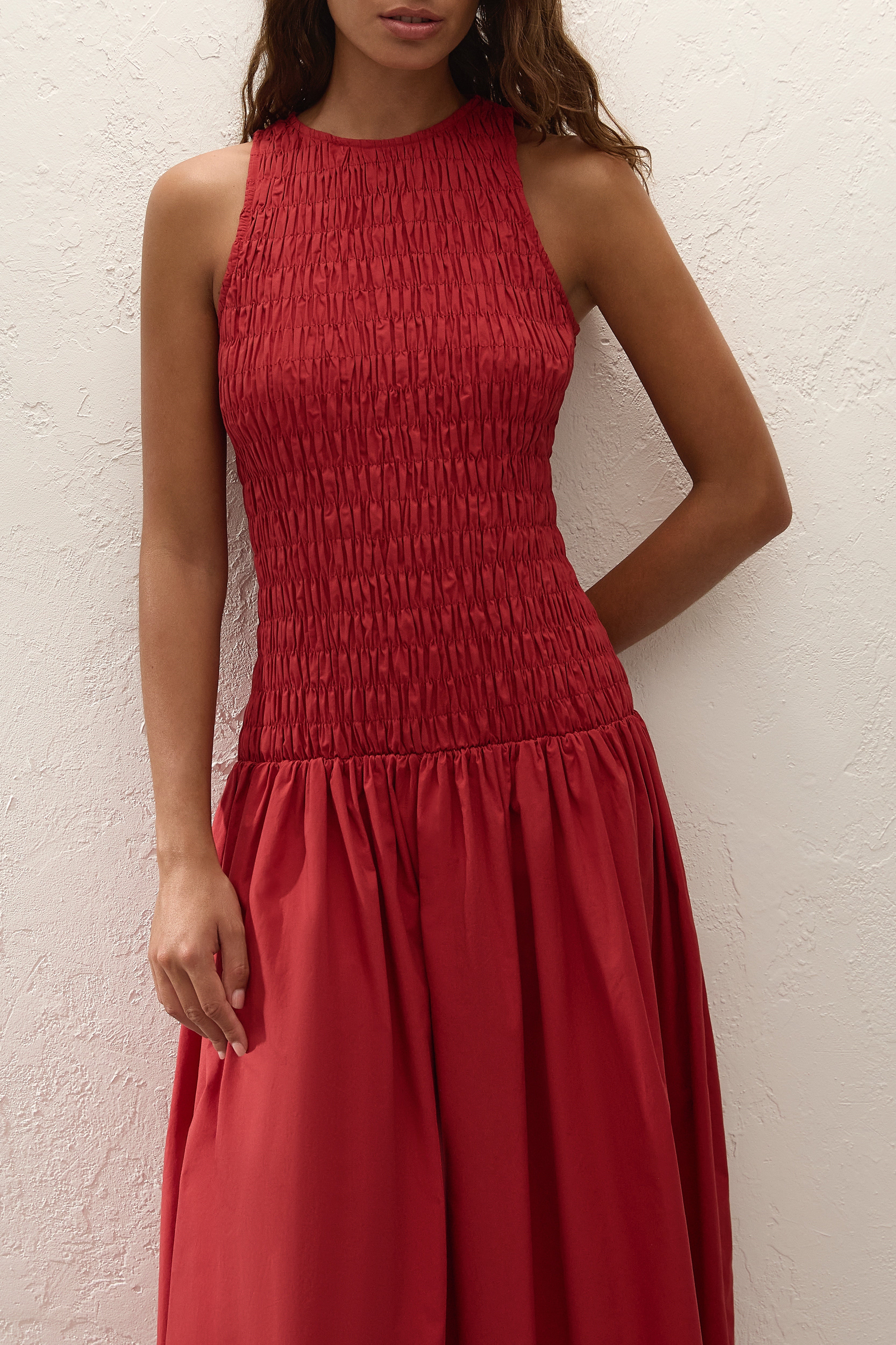 Sanchia Midi Dress Chilli