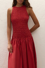 Sanchia Midi Dress Chilli