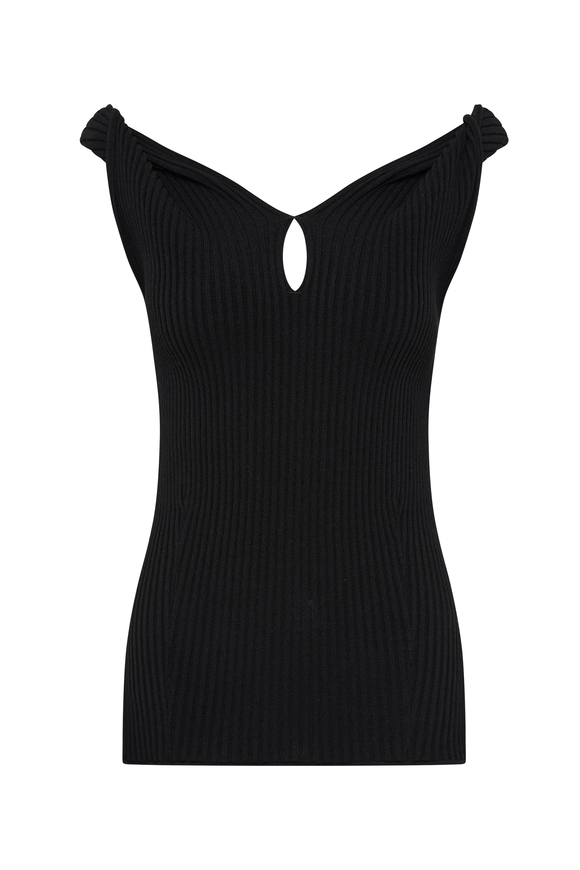 Heidi Knit Top Black - Final Sale