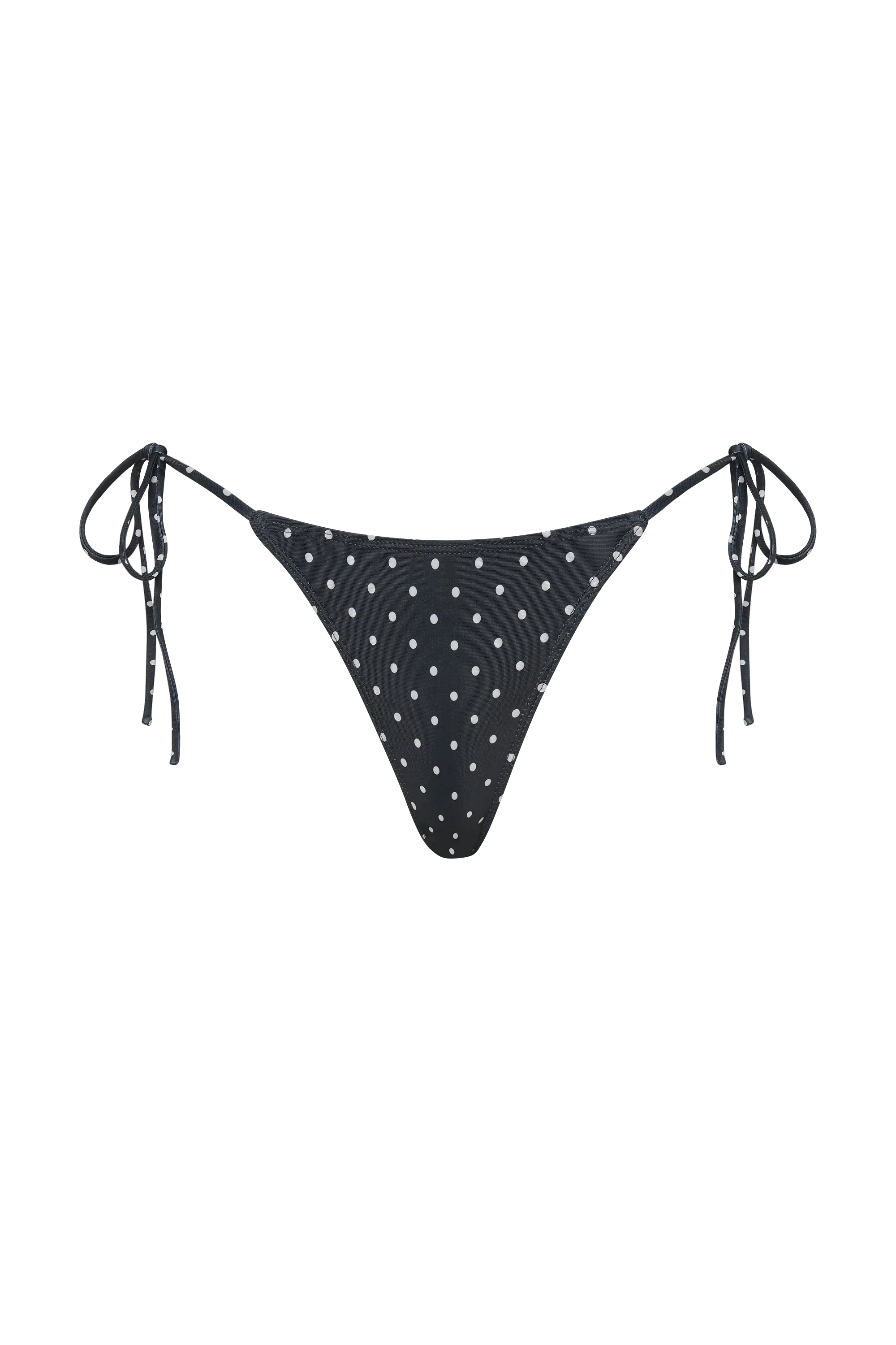 Leo Bikini Bottom Lola Polka Dot Black Cream