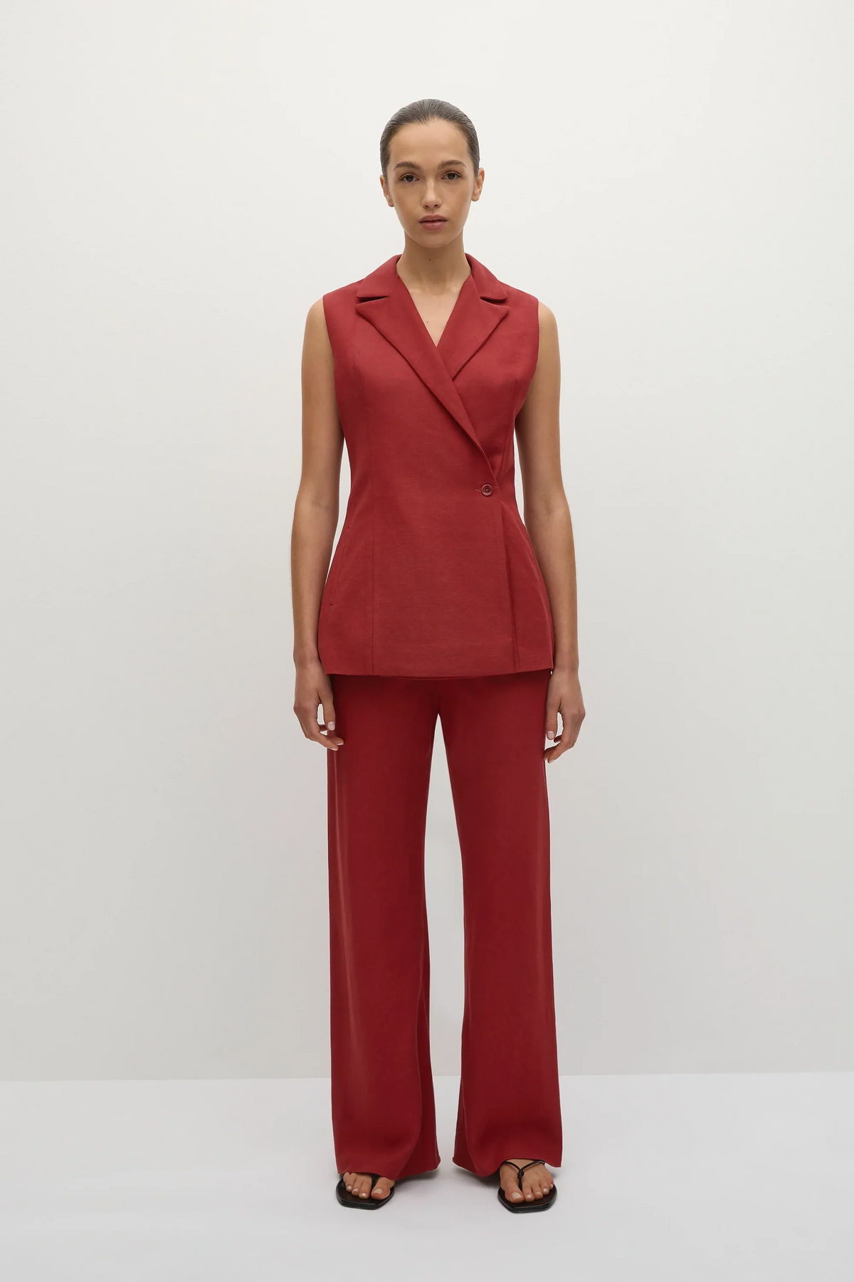Florine Blazer Deep Red - Final Sale