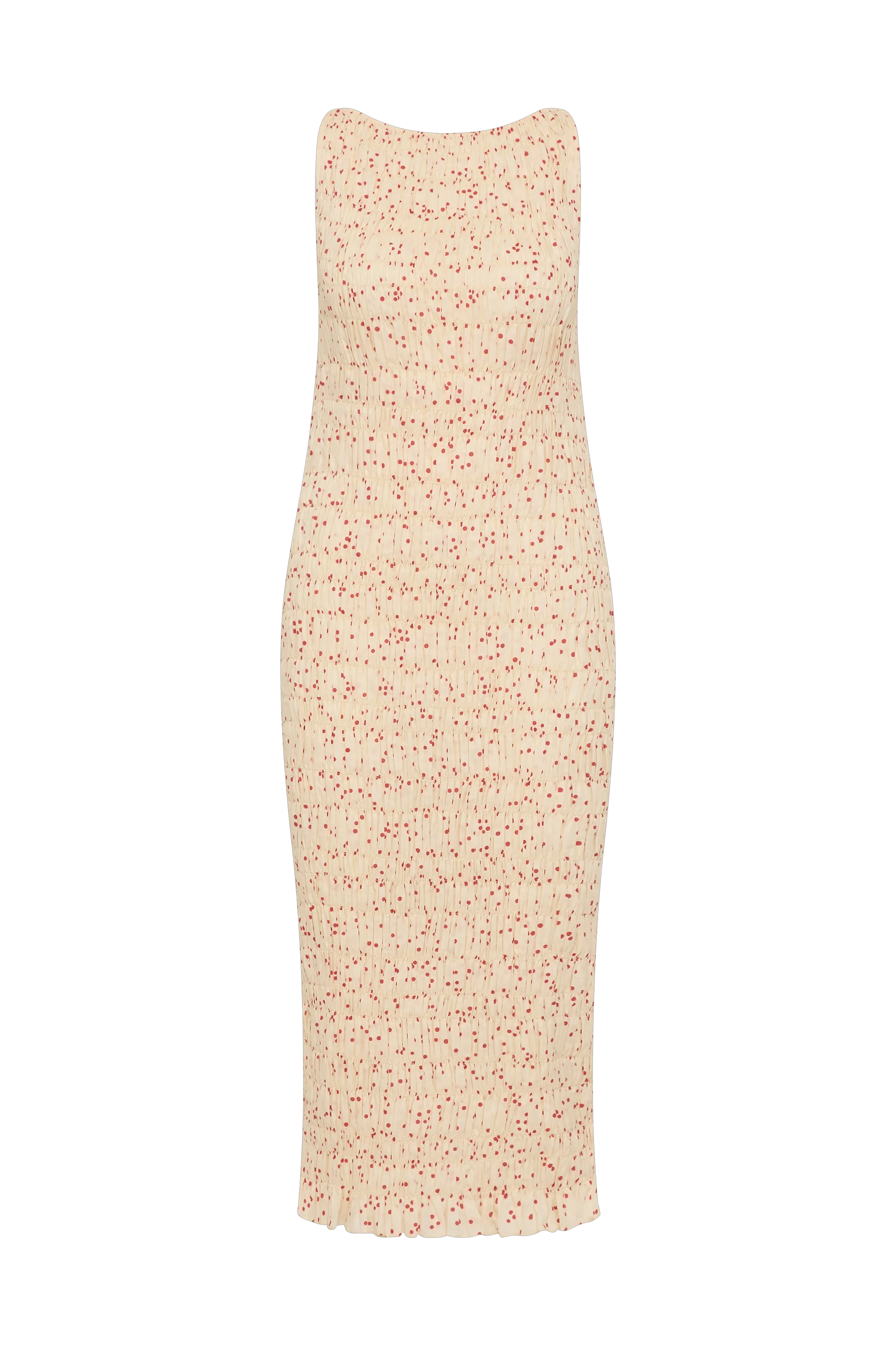 Sorella Midi Dress Linnea Dot Panna - Final Sale