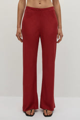 Florine Pant Deep Red - Final Sale