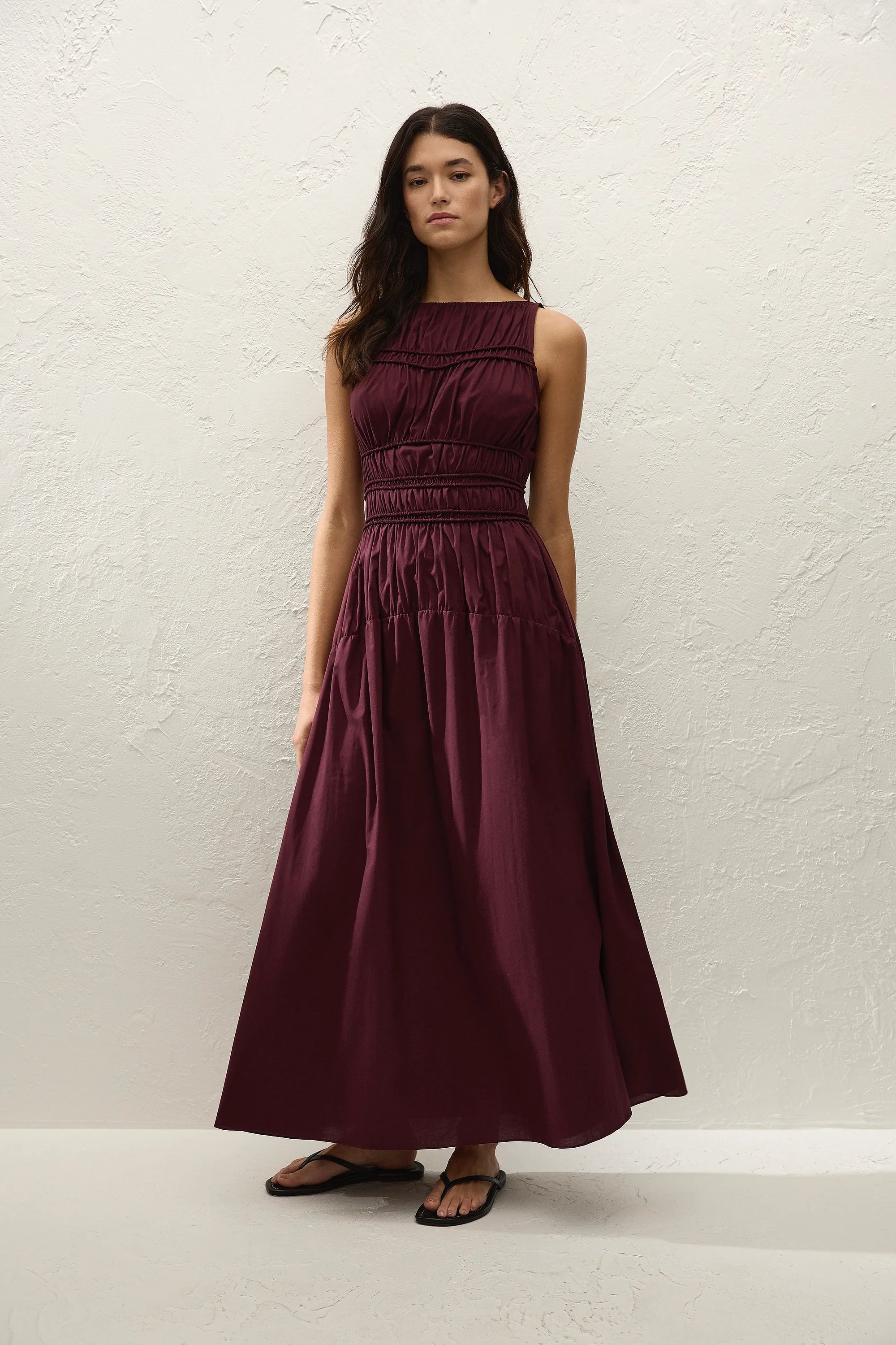 Yael Midi Dress Mulberry - Final Sale
