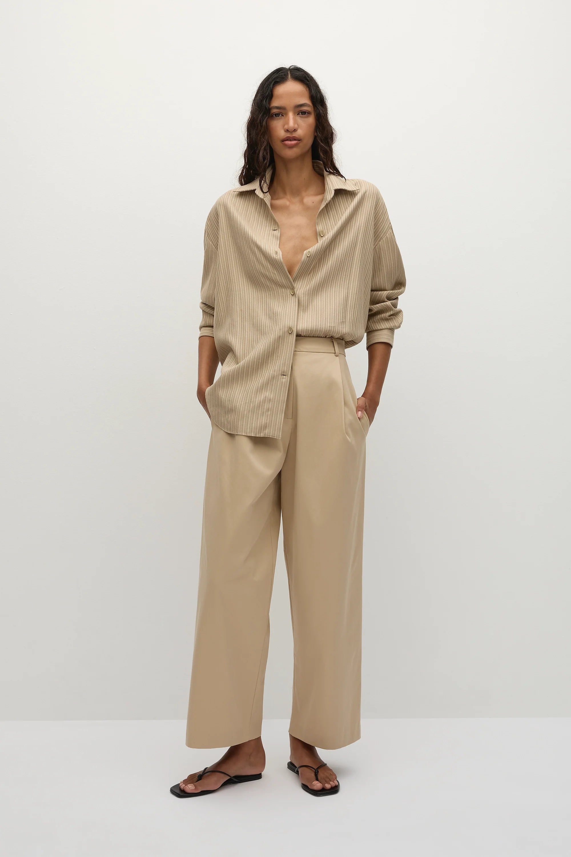 Sable Trouser Fawn - Final Sale