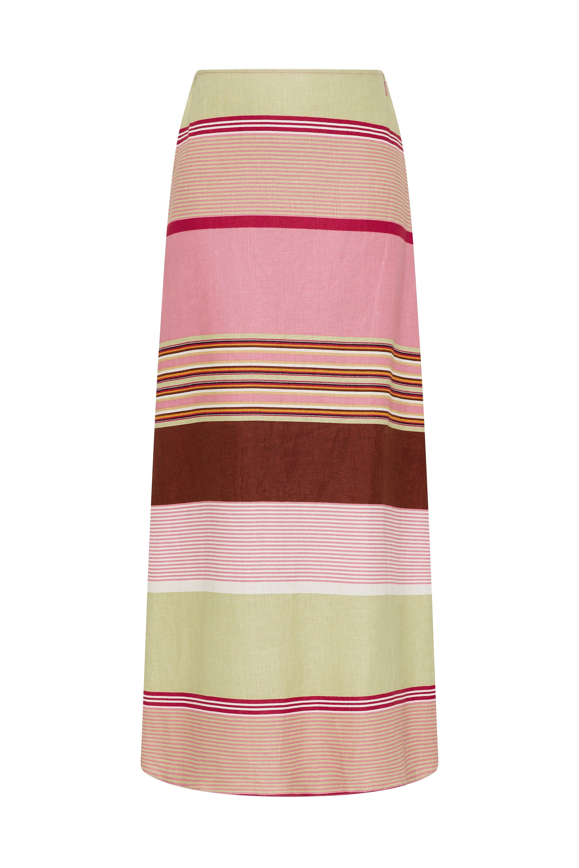 Martina Maxi Skirt Barragan Stripe Dusty Mauve - Final Sale