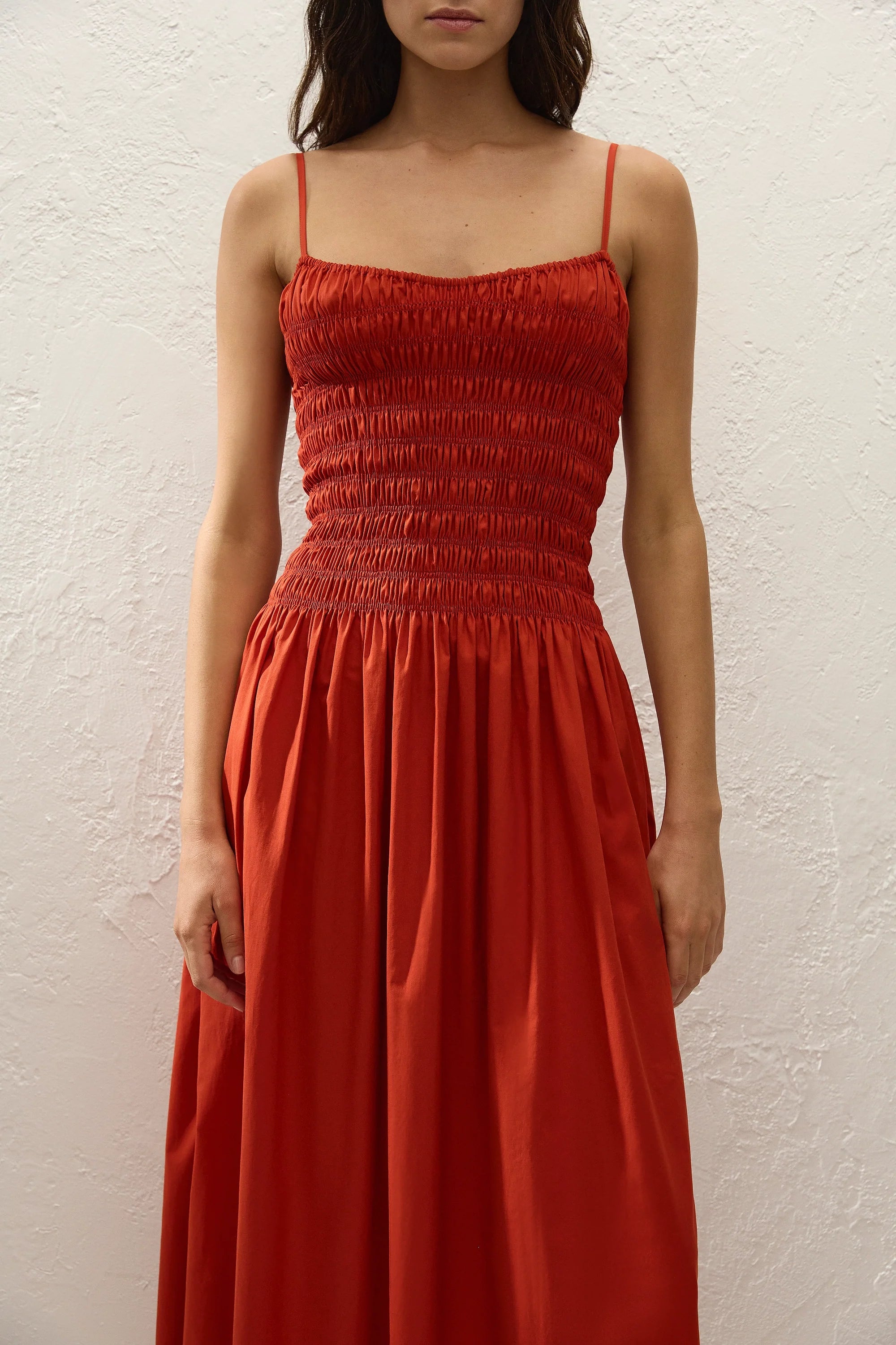 Araceli Maxi Dress Dusty Tomato - Final Sale
