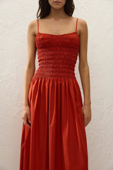 Araceli Maxi Dress Dusty Tomato - Final Sale