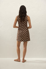 Lydie Mini Dress Cioccolato Dot