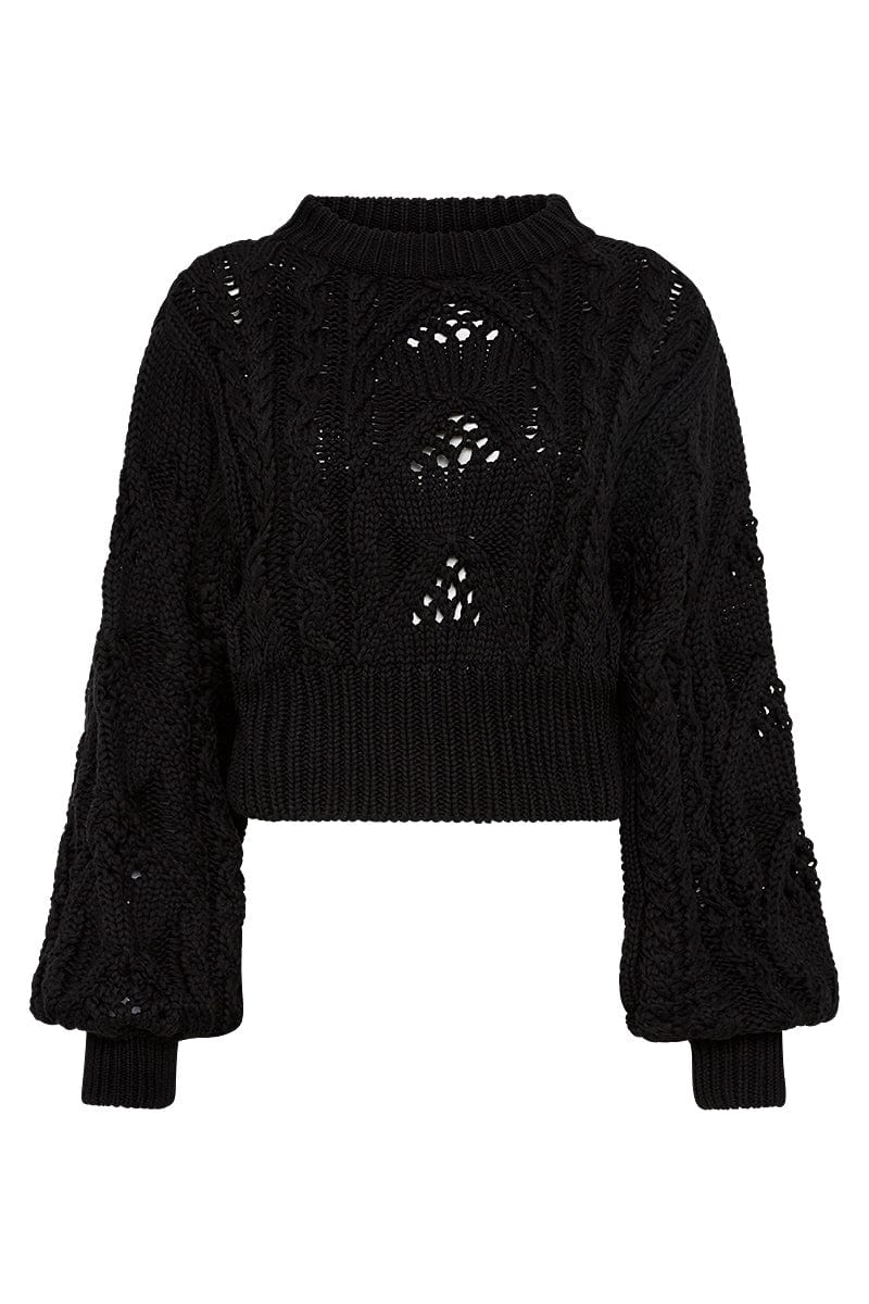 Alanna Knit Jumper Black - Final Sale