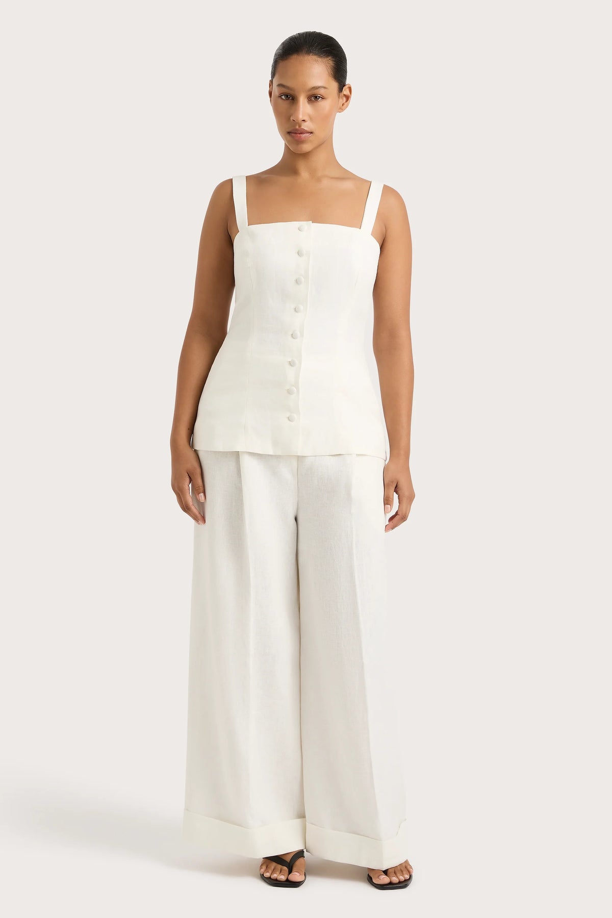 Clove Trouser White - Final Sale