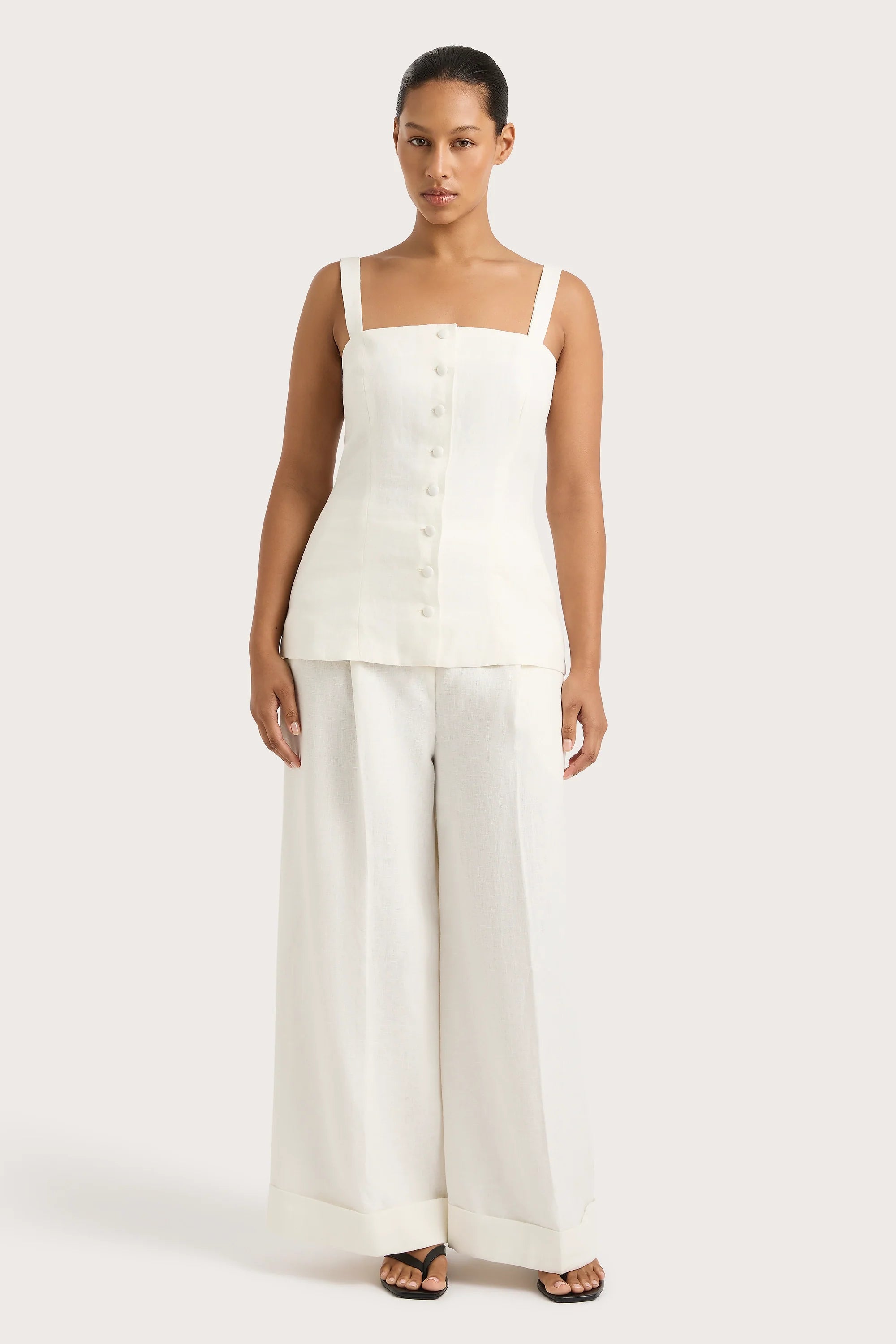 Corbiere Vest White - Final Sale