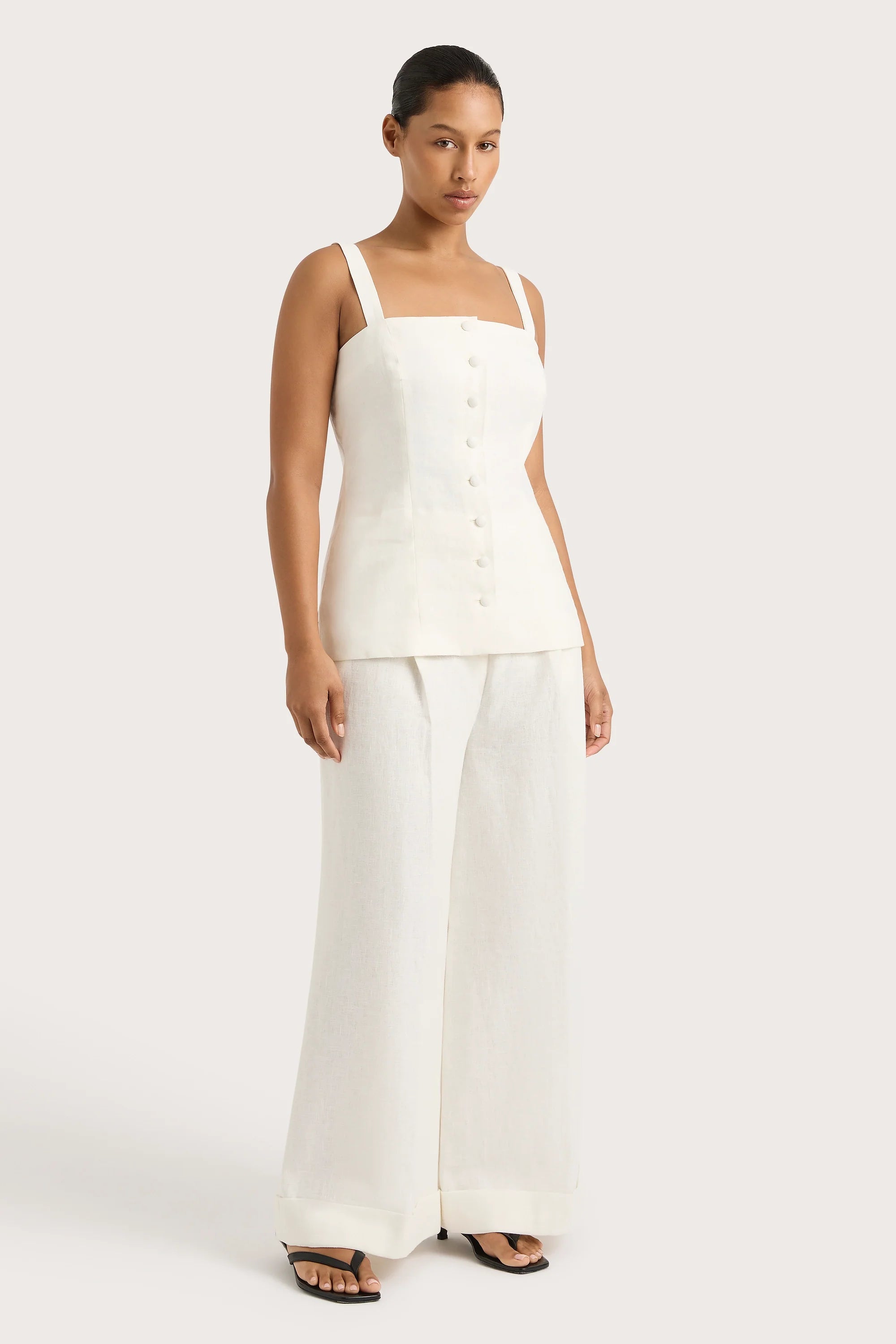 Corbiere Vest White - Final Sale