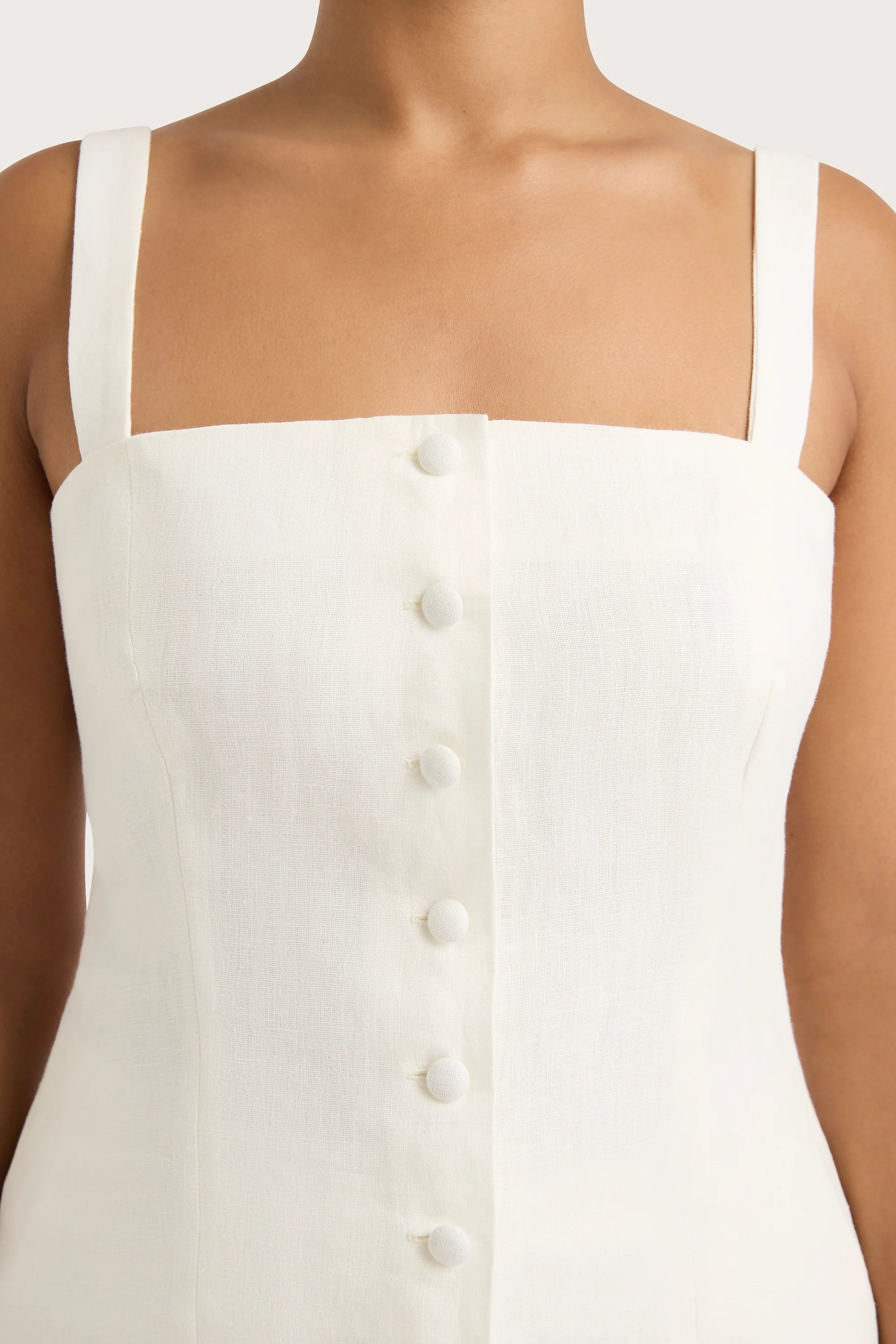Corbiere Vest White - Final Sale