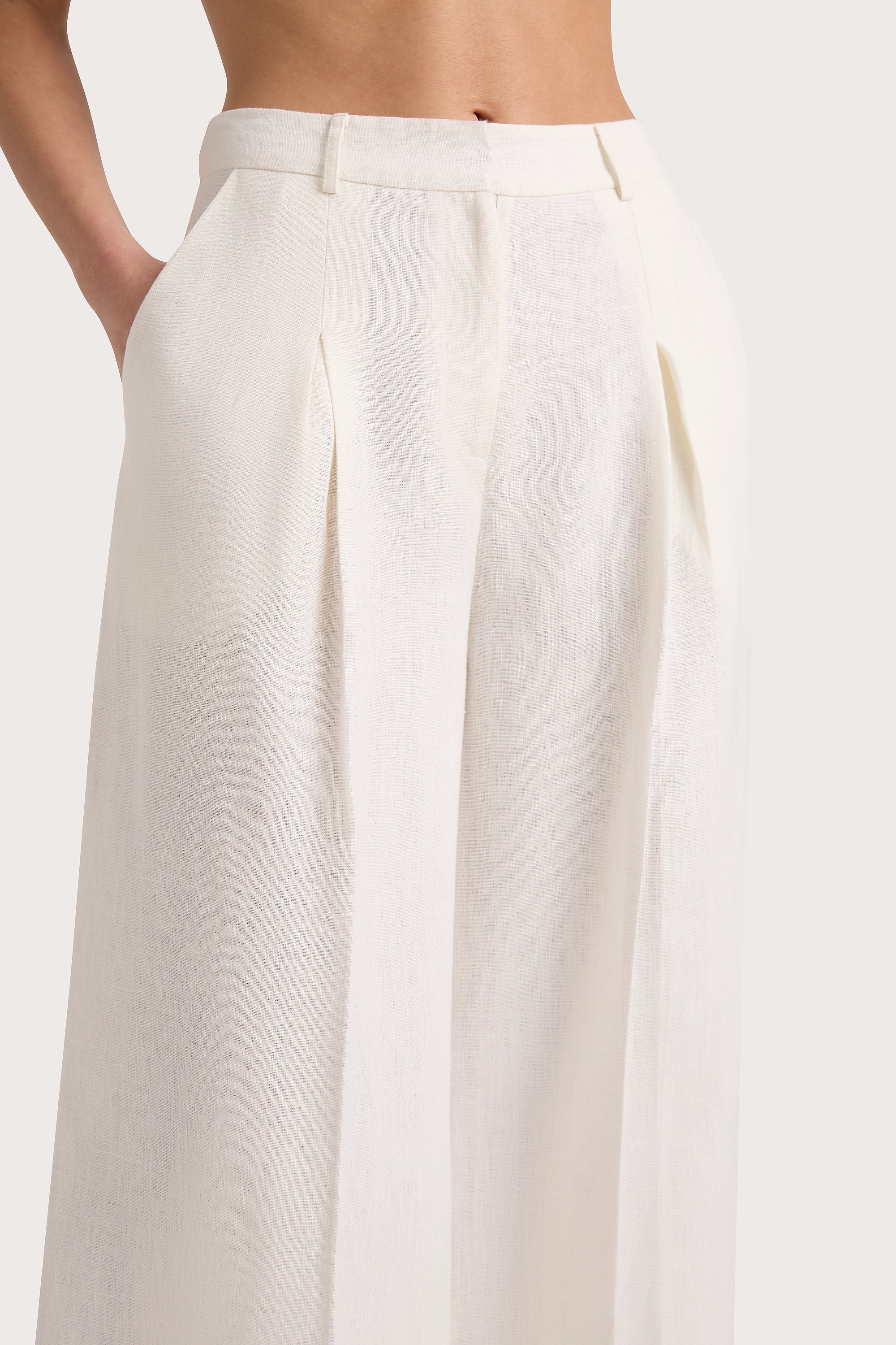 Clove Trouser White - Final Sale