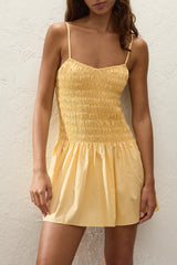 Araceli Mini Dress Banana - Final Sale