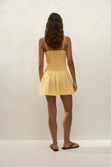 Araceli Mini Dress Banana - Final Sale