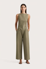 Antibes Top Khaki - Final Sale