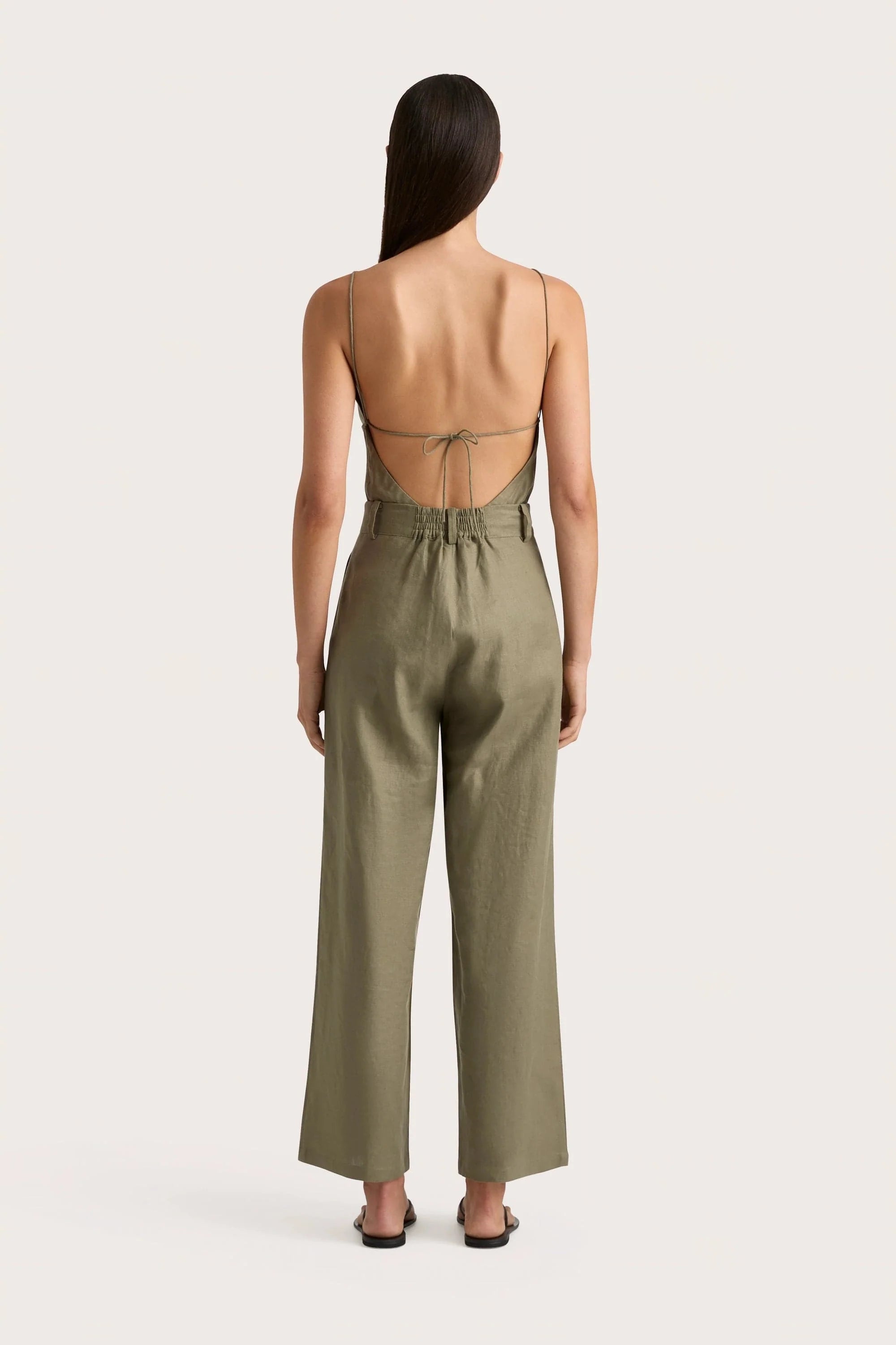 Antibes Top Khaki - Final Sale