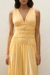 Saja Maxi Dress Banana - Final Sale
