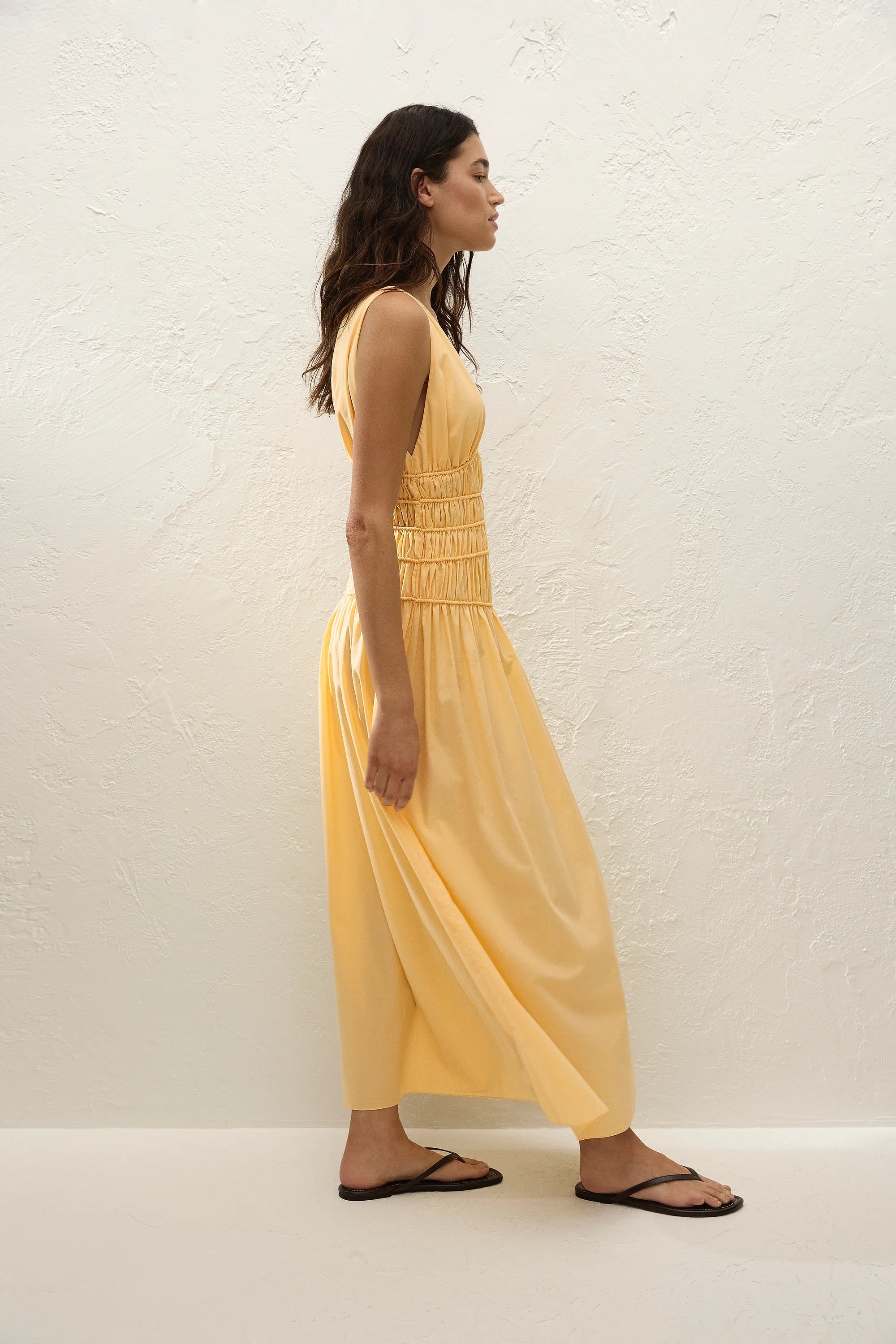 Saja Maxi Dress Banana - Final Sale