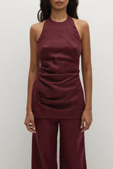 Fia Top Bordeaux - Final Sale