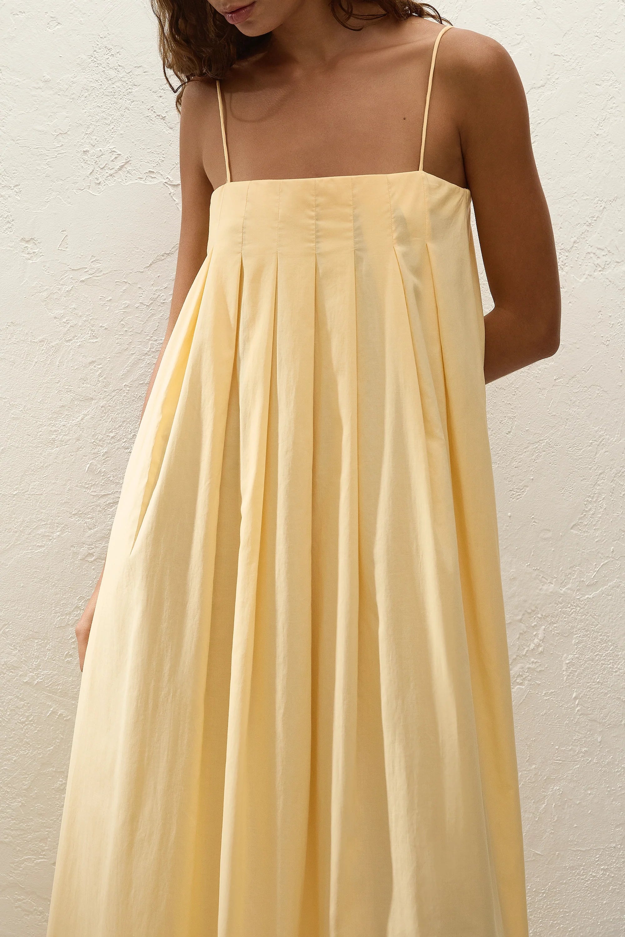 Lopez Midi Dress Banana - Final Sale