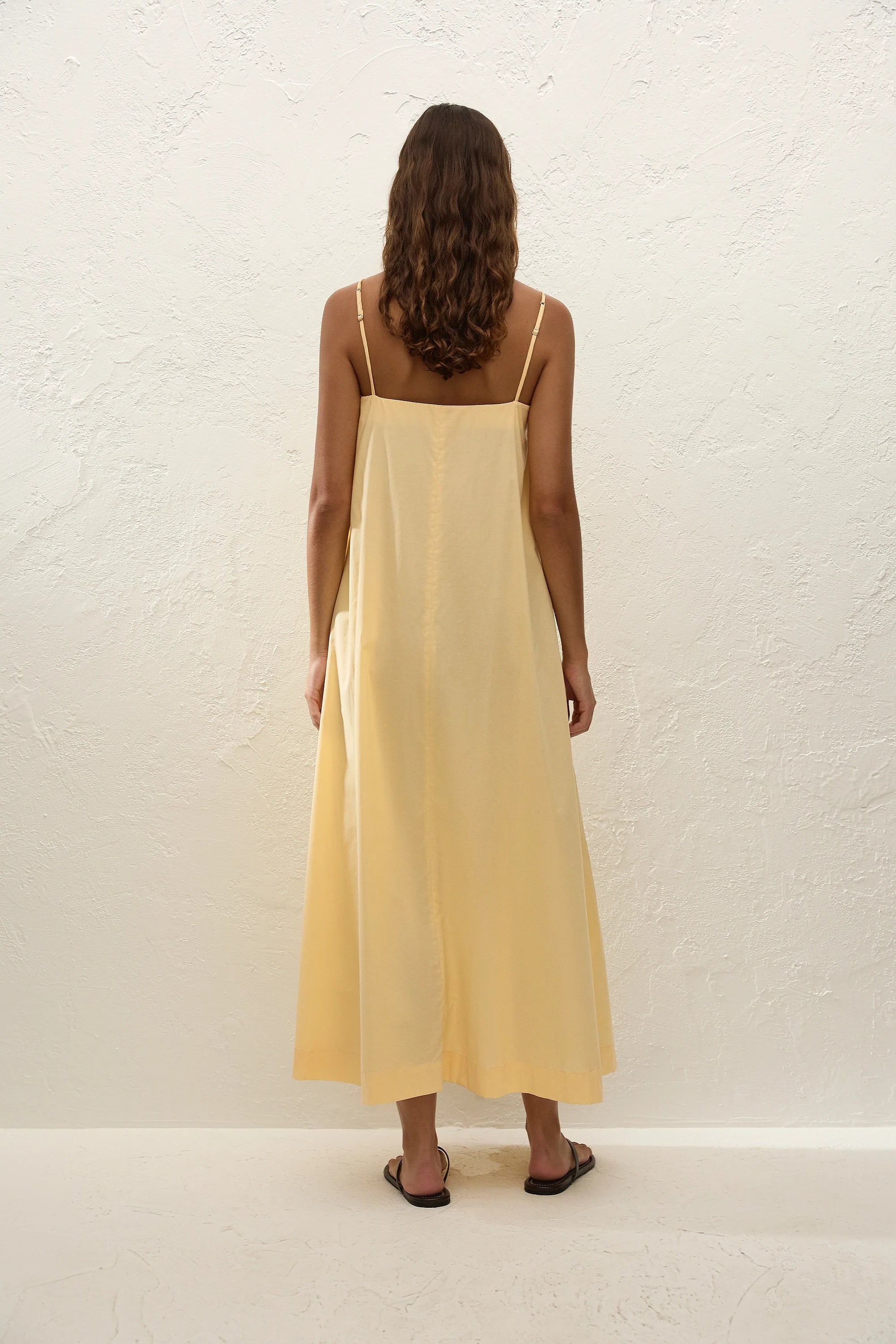 Lopez Midi Dress Banana - Final Sale