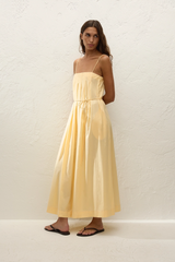 Lopez Midi Dress Banana - Final Sale