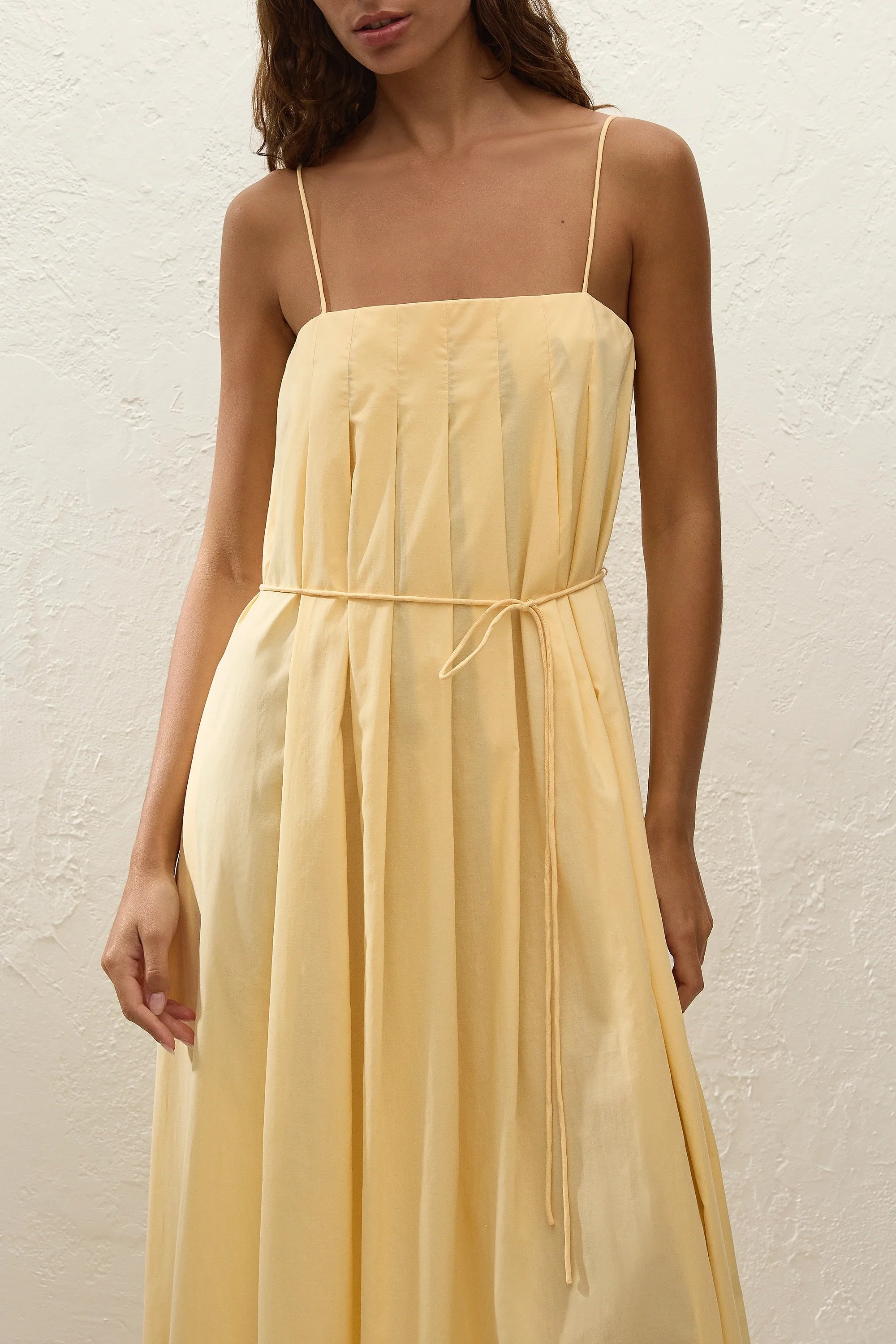 Lopez Midi Dress Banana - Final Sale