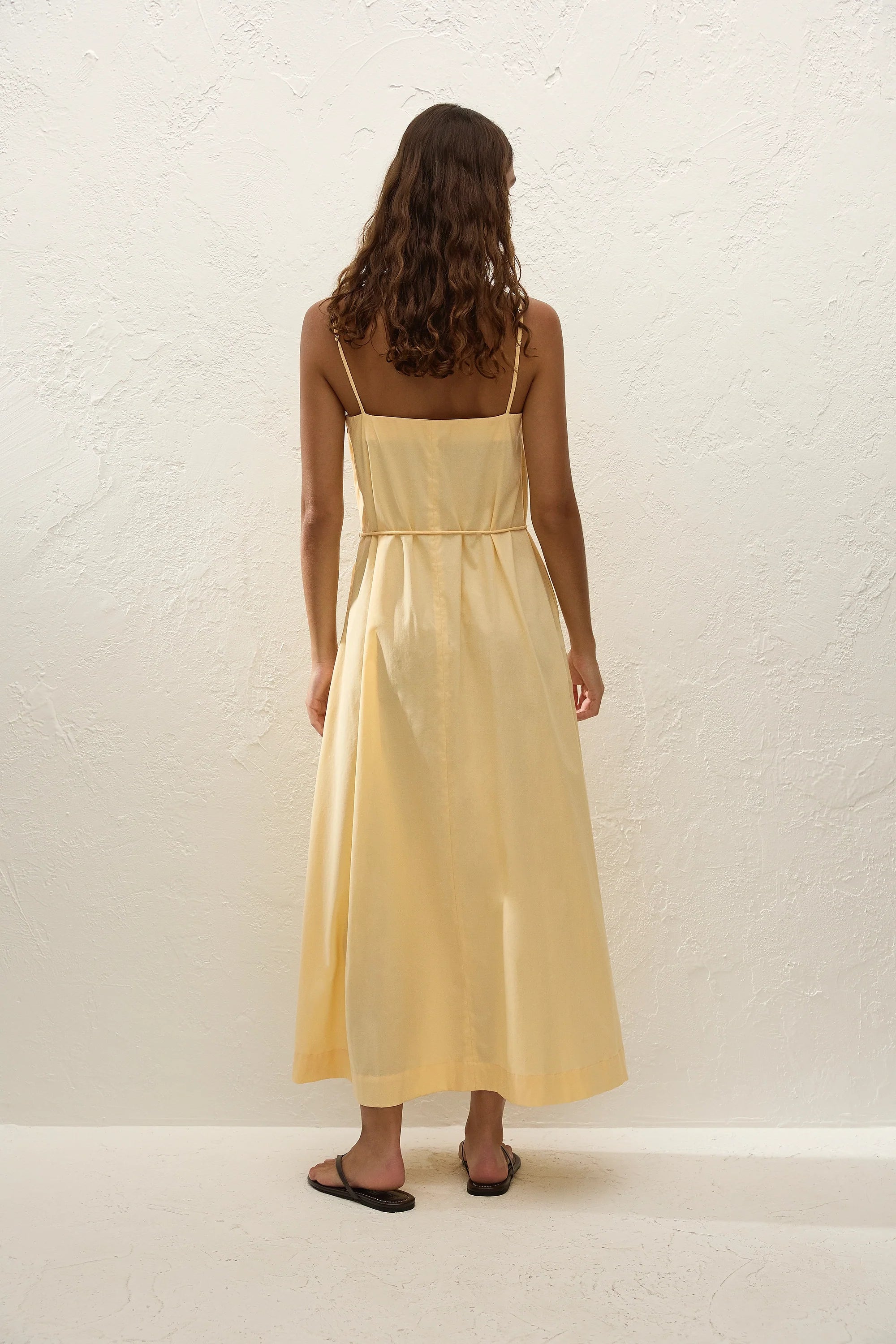 Lopez Midi Dress Banana - Final Sale