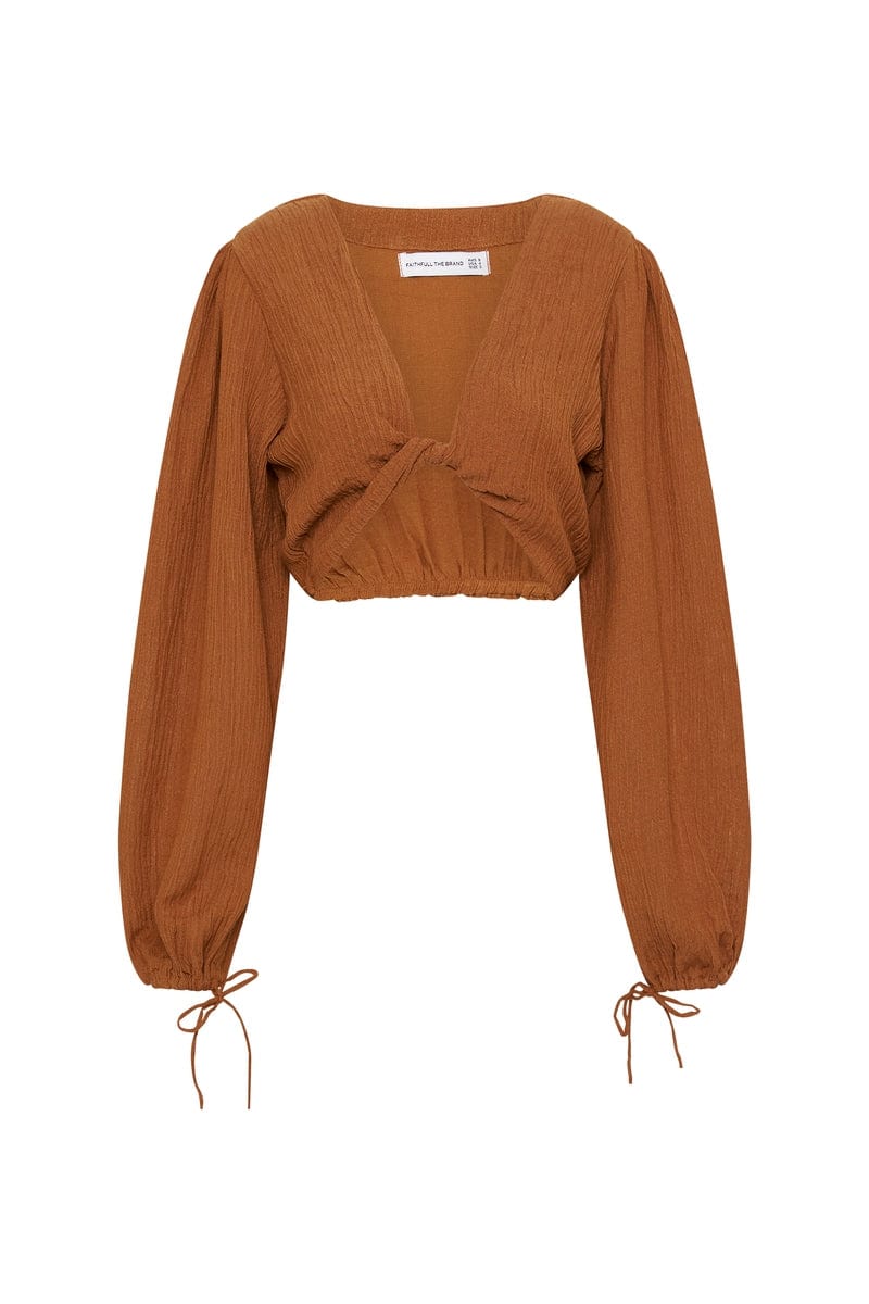 Palmera Top Caramel - Final Sale