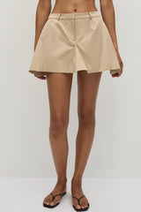 Sable Mini Skirt Fawn - Final Sale