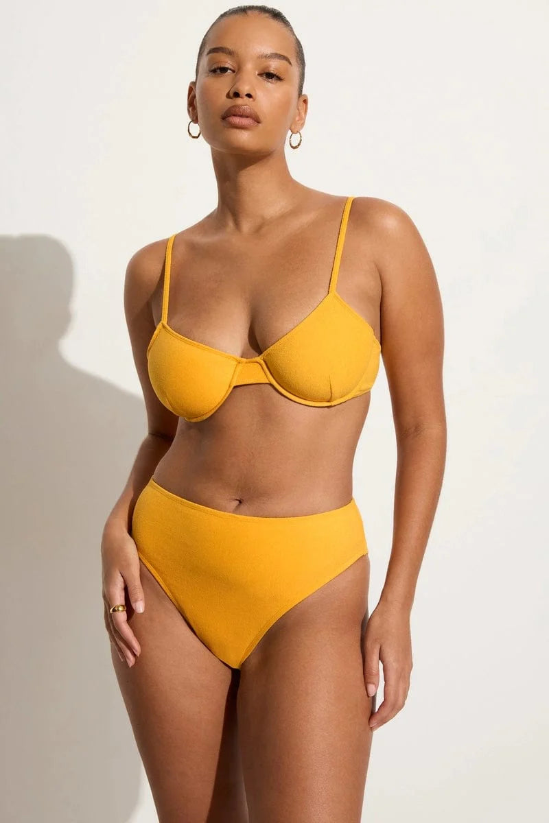 Citra Bikini Bottoms Citrus Towelling - Final Sale