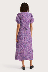Bellavista Midi Dress Meander Micro Purple - Final Sale