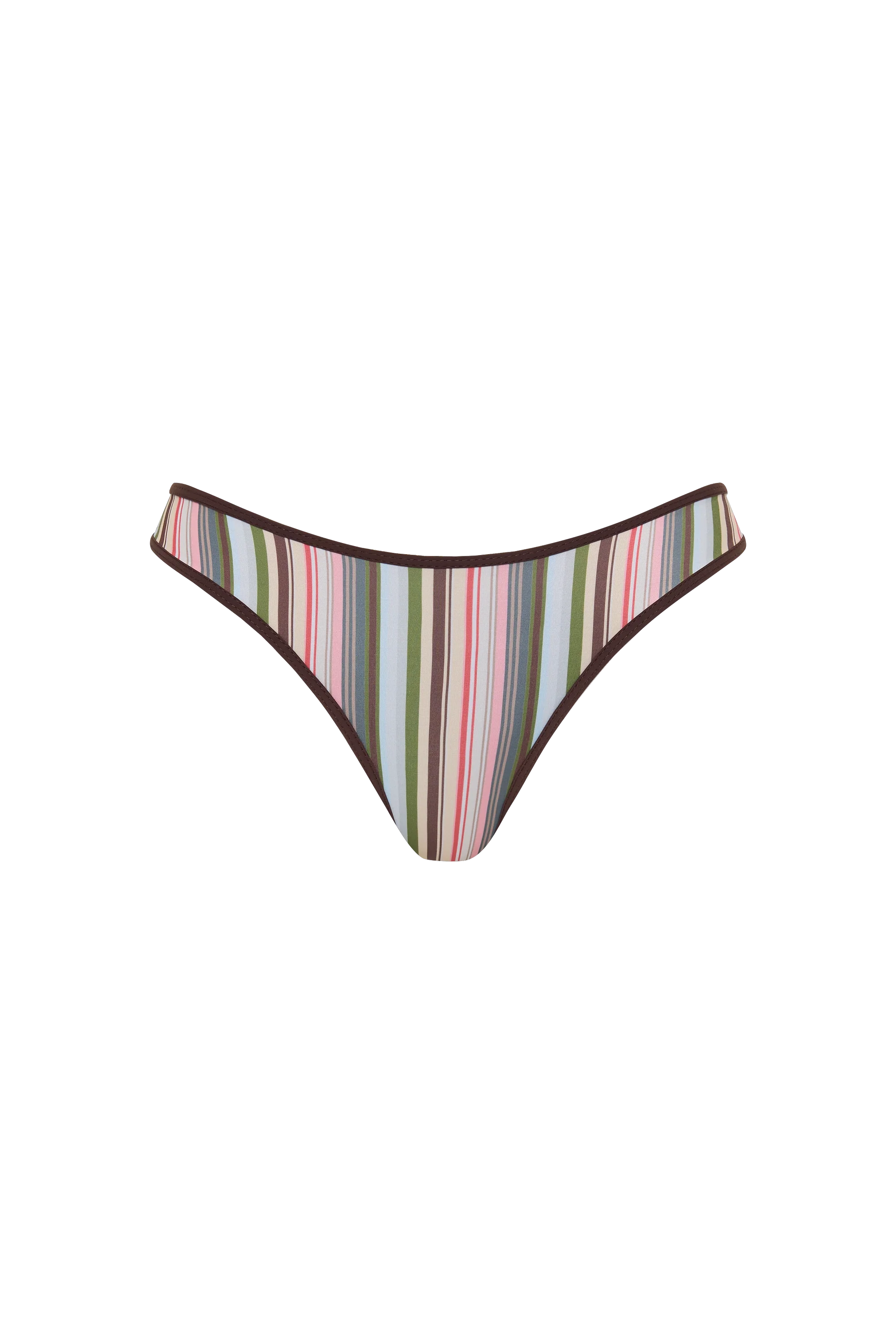 Ania Bikini Bottom Meleu Stripe Multi - Final Sale