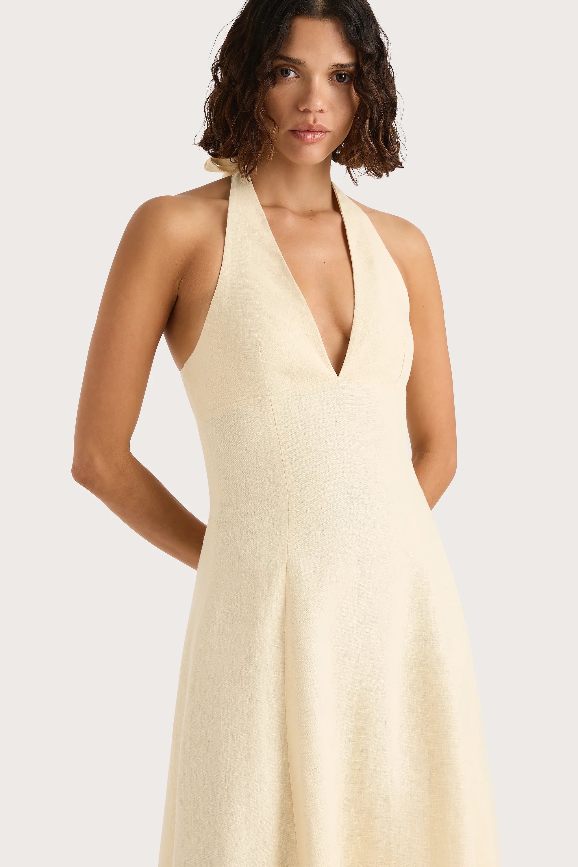 Marais Midi Dress Butter - Final Sale