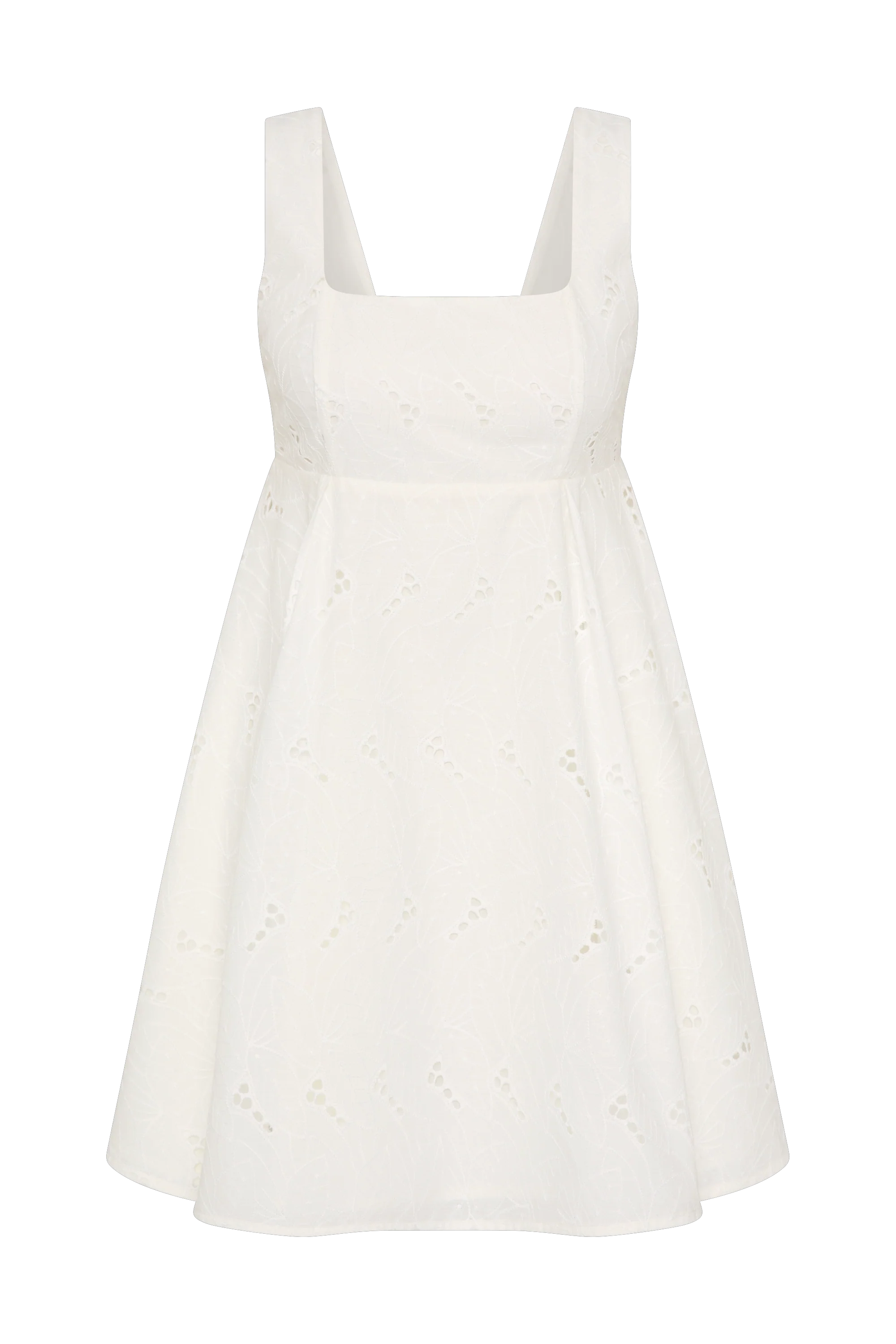 Lovis Mini Dress Birgitta Broderie Anglaise White - Final Sale