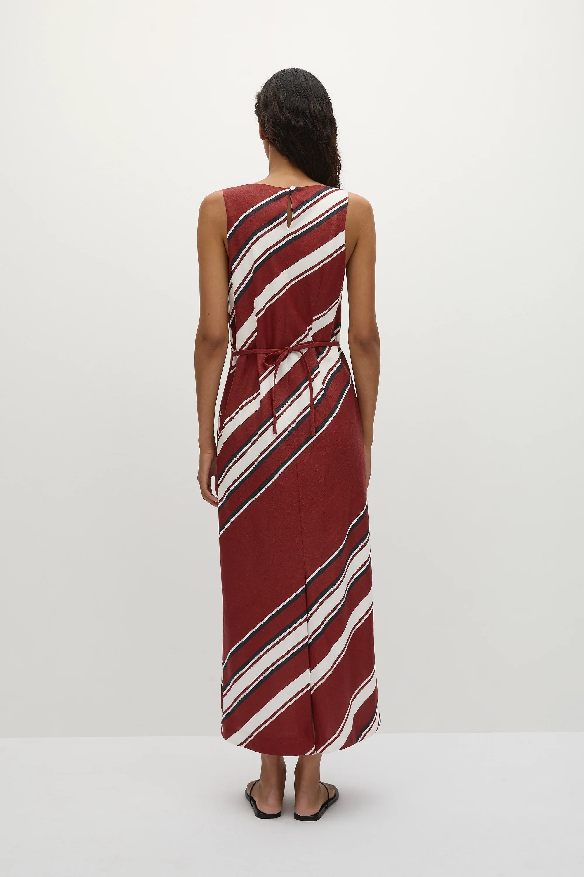Taylor Midi Dress Hydra Stripe - Final Sale