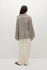 Gaia Top Norway Stripe Espresso - Final Sale