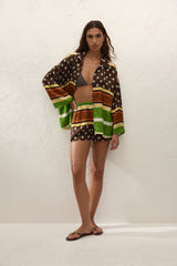 Tia Short Valencia Stripe