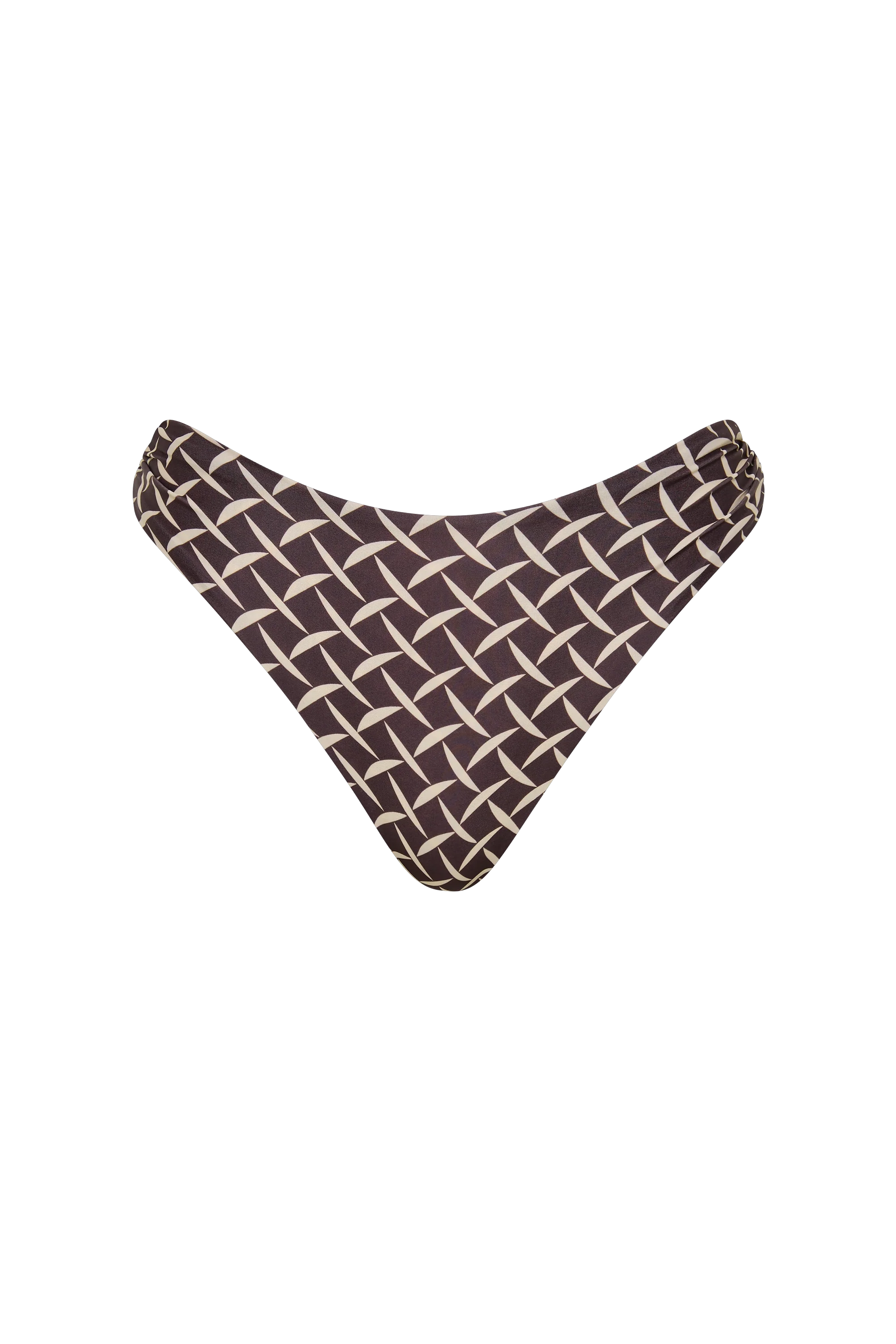 Henni Bikini Bottom Espresso Geo - Final Sale