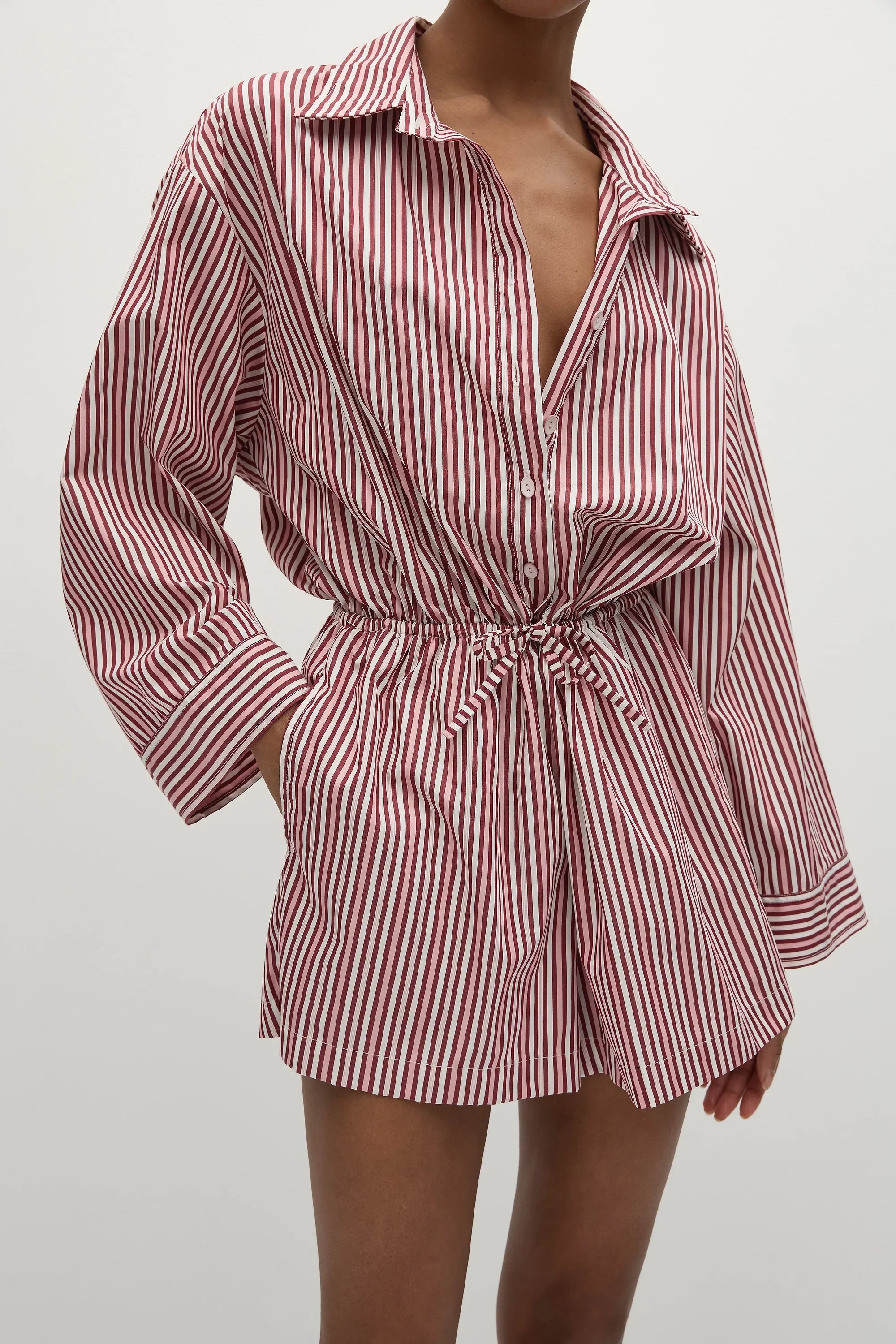 Freja Playsuit Clare Stripe - Final Sale